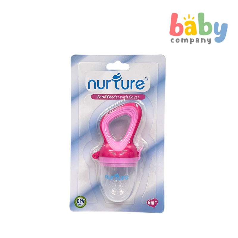 Nurture Baby Food Feeder with Cover - Pink