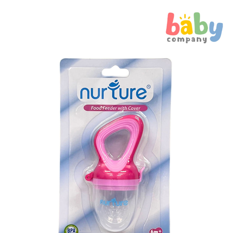 Nurture Baby Food Feeder with Cover - Pink