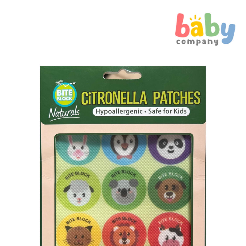 Bite Block 12-Piece Natural Citronella Patches