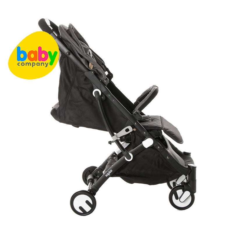 Looping Squizz 3 Stroller Grey Canopy (Black Frame)