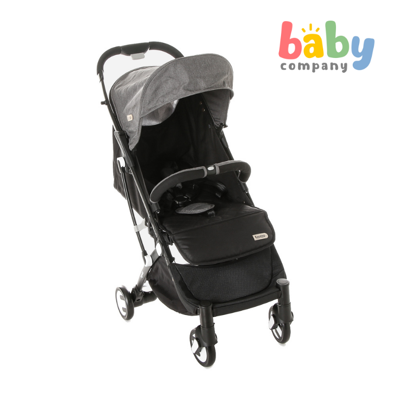 Looping Squizz 3 Stroller Grey Canopy (Black Frame)