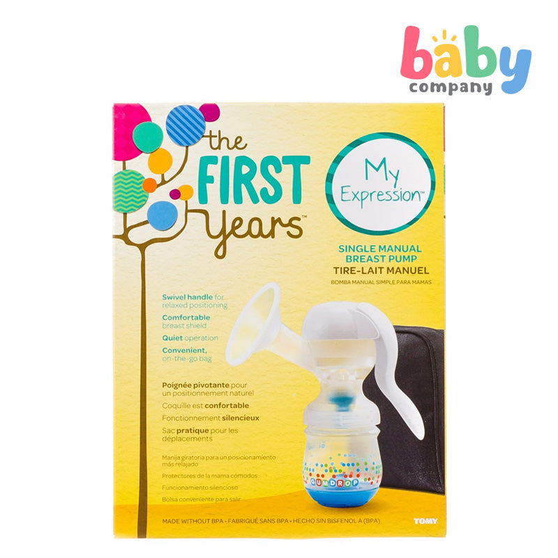 The First Years Single Manual Breast Pump