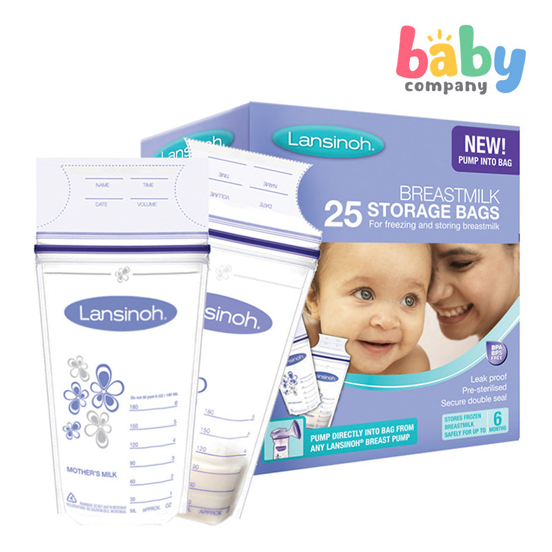 Lansinoh Breastmilk Storage Bag 180ml (Pack of 25)