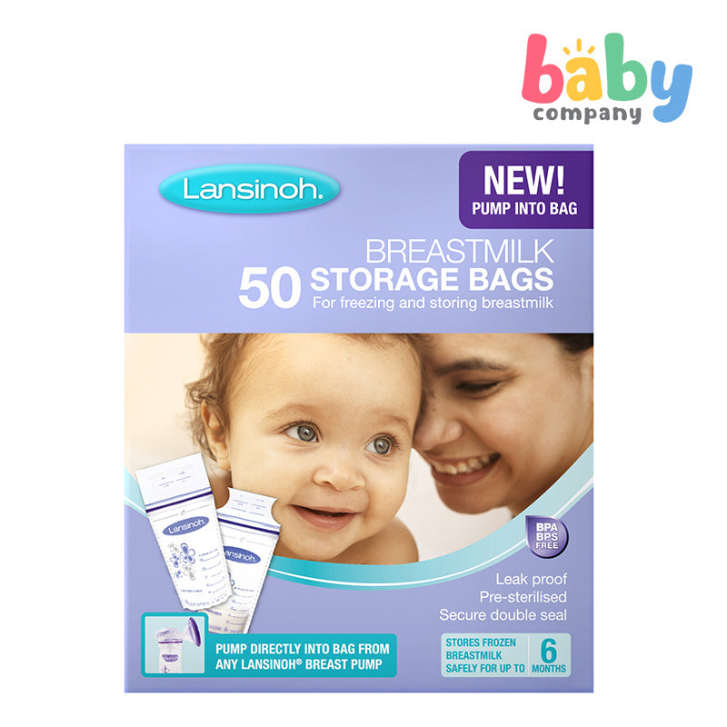 Lansinoh Breastmilk Storage Bags (Pack of 50)