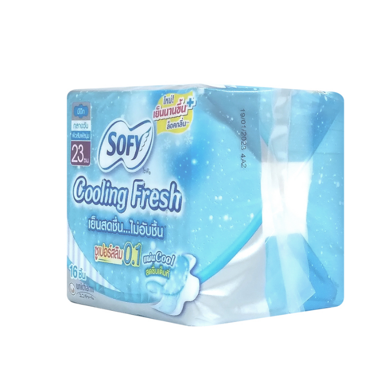 Sofy Cooling Fresh Super Slim Wing 23 cm (16 pads)