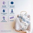 Hey Tiger Comfy Tape Diapers, Convenience Pack - Newborn