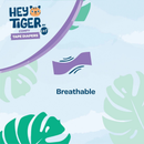 Hey Tiger Comfy Tape Diapers, Convenience Pack - Newborn
