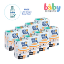Hey Tiger Active Diaper Pants, Convenience Pack Box - XXL, 80 pads + FREE Little Dragon Body Wash