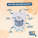Hey Tiger Active Diaper Pants, Convenience Pack - Xxl