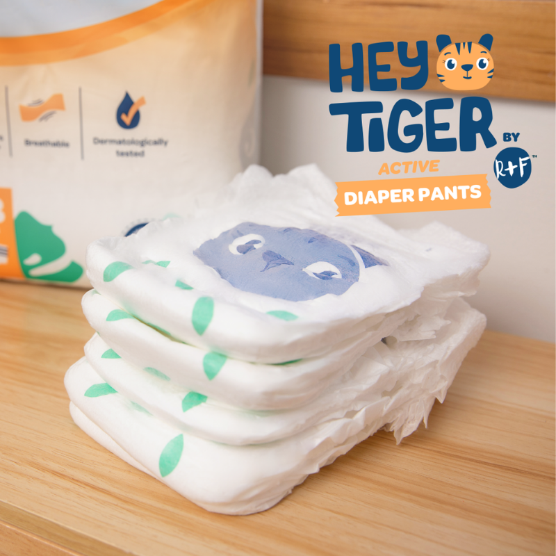 Hey Tiger Active Diaper Pants, Convenience Pack - Xxl, 10 pads