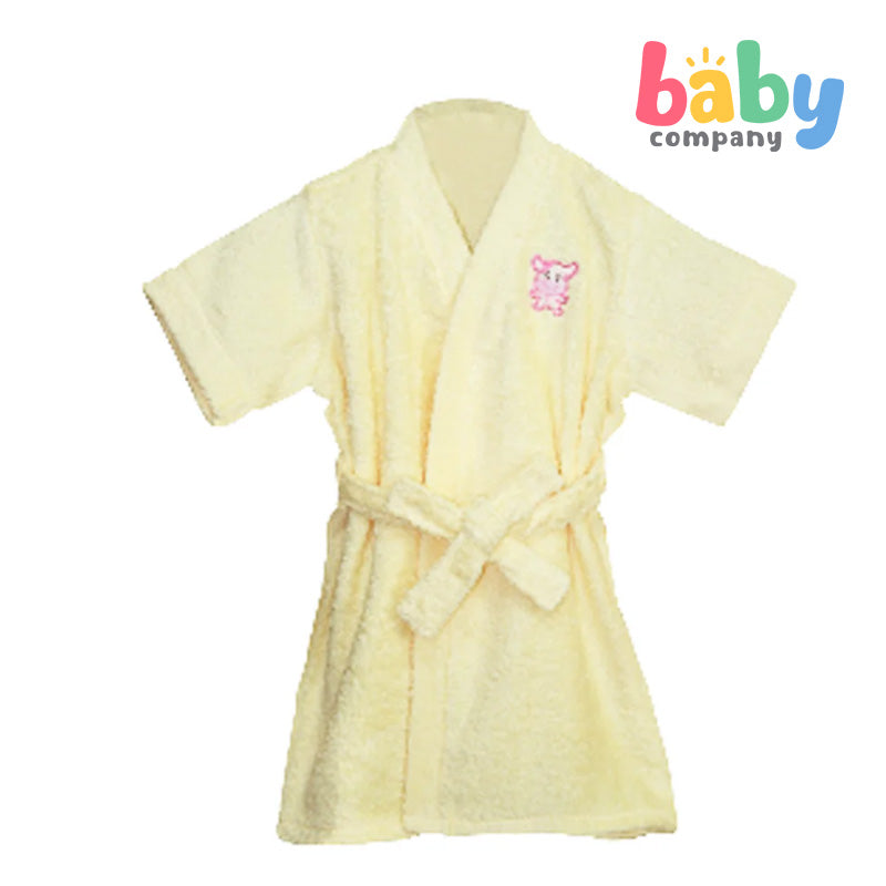 Baby Martel Bathrobe Ms. Moo - Soft Maize