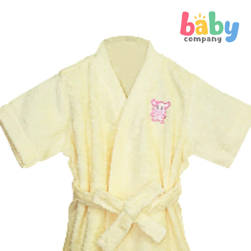 Baby Martel Bathrobe Ms. Moo - Soft Maize