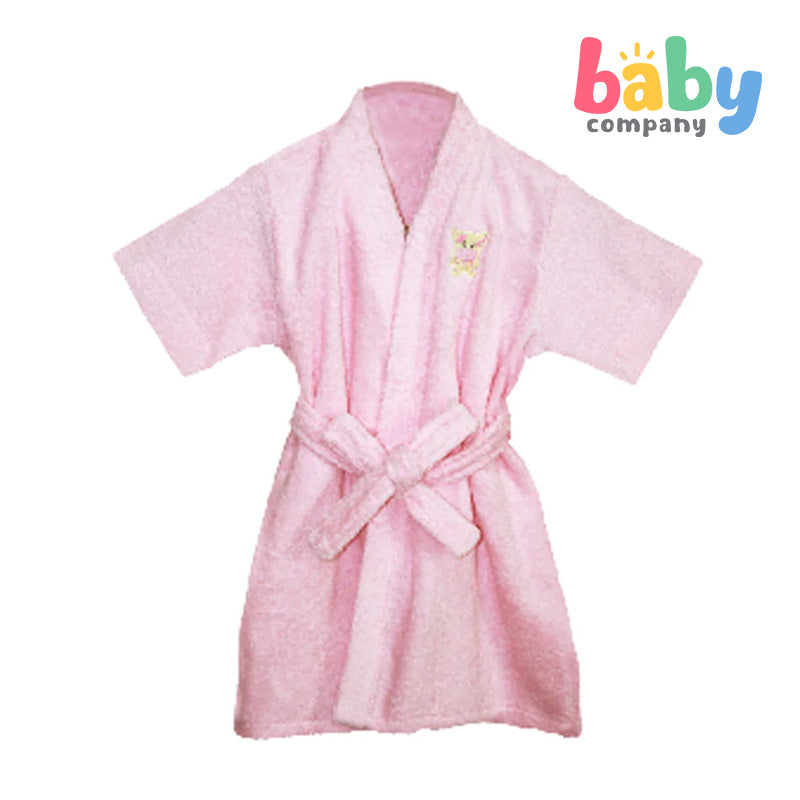 Baby Martel Bathrobe Ms. Moo - Powder Pink