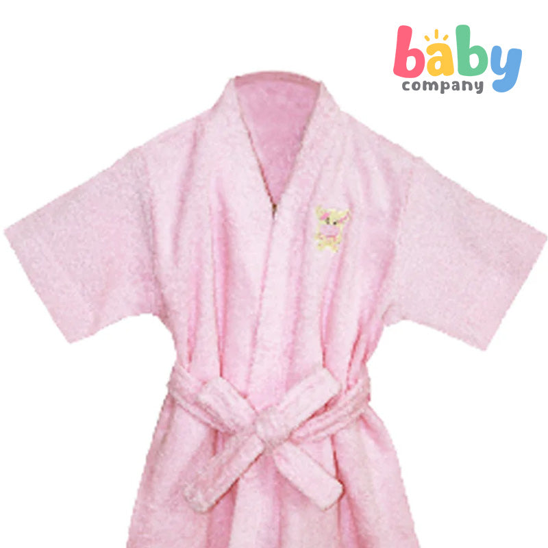 Baby Martel Bathrobe Ms. Moo - Powder Pink