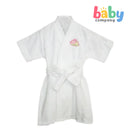 Baby Martel Bathrobe Mama & Baby Bird - White
