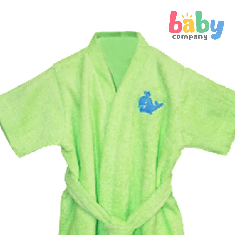 Baby Martel Bathrobe Whale - Peppermint