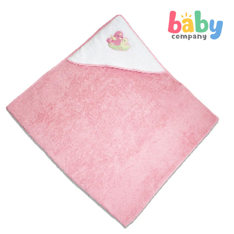 Baby Martel Hooded Towel Mama&Baby Bird - Charm Pink