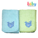 Baby Martel Face Towel Castle Blue/Pepper Mint