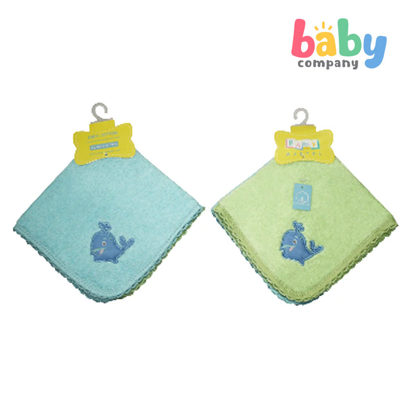 Baby Martel Face Towel Castle Blue/Pepper Mint