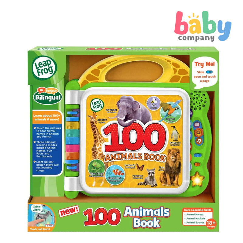 Leapfrog 100 Animals Book Bilingual