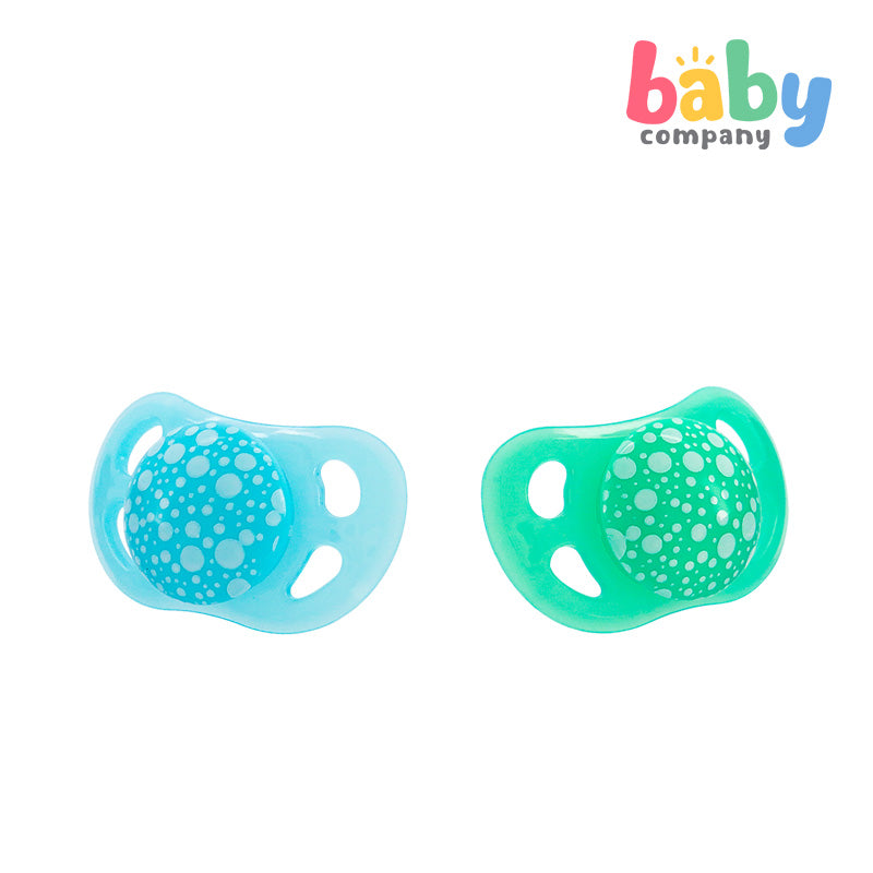 Twistshake Pacifier 0-6m 2pc/pk Pastel Blue Green