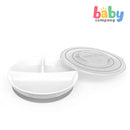 Twistshake Divided Plate & Lid 6m+ - White