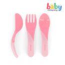 Twistshake Cutlery Learning Set 6m+ - Pastel Pink