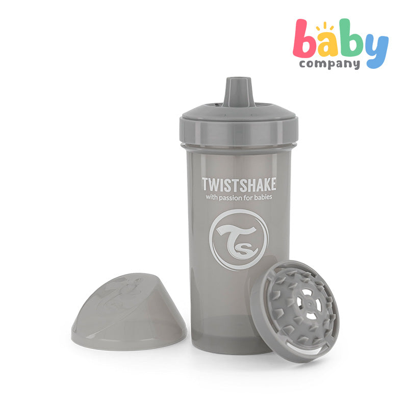 Twistshake Kid Cup 360ml 12+m - Pastel Grey