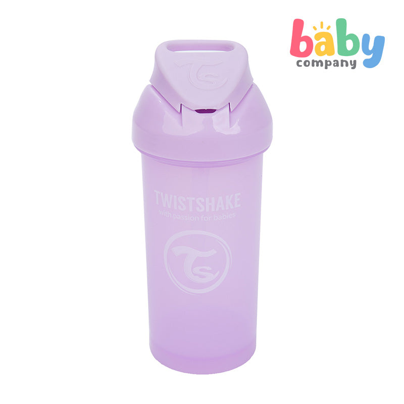 Twistshake Straw Cup 360ml 6+m - Pastel Purple