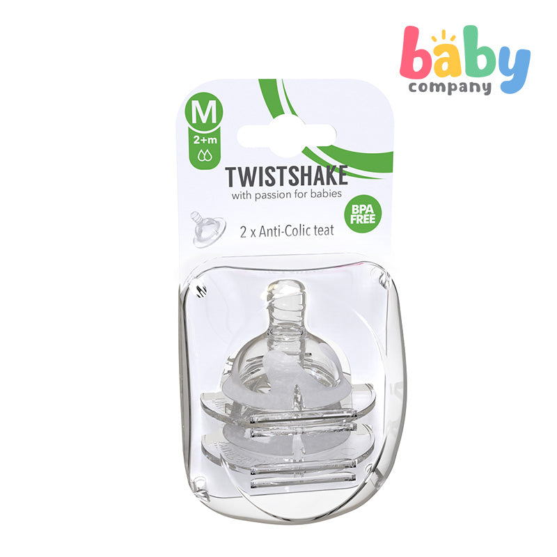 Twistshake Nipple Anti-Colic Teat Medium 2+m