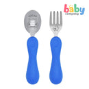 Marcus & Marcus Easy Grip Spoon & Fork Set - Lucas the Hippo