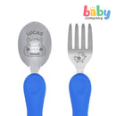 Marcus & Marcus Easy Grip Spoon & Fork Set - Lucas the Hippo