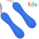 Marcus & Marcus Easy Grip Spoon & Fork Set - Lucas the Hippo