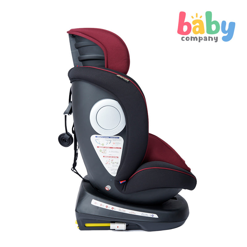 Akeeva ROTA 360 Isofix Car Seat Group 0/1/2/3 - Red