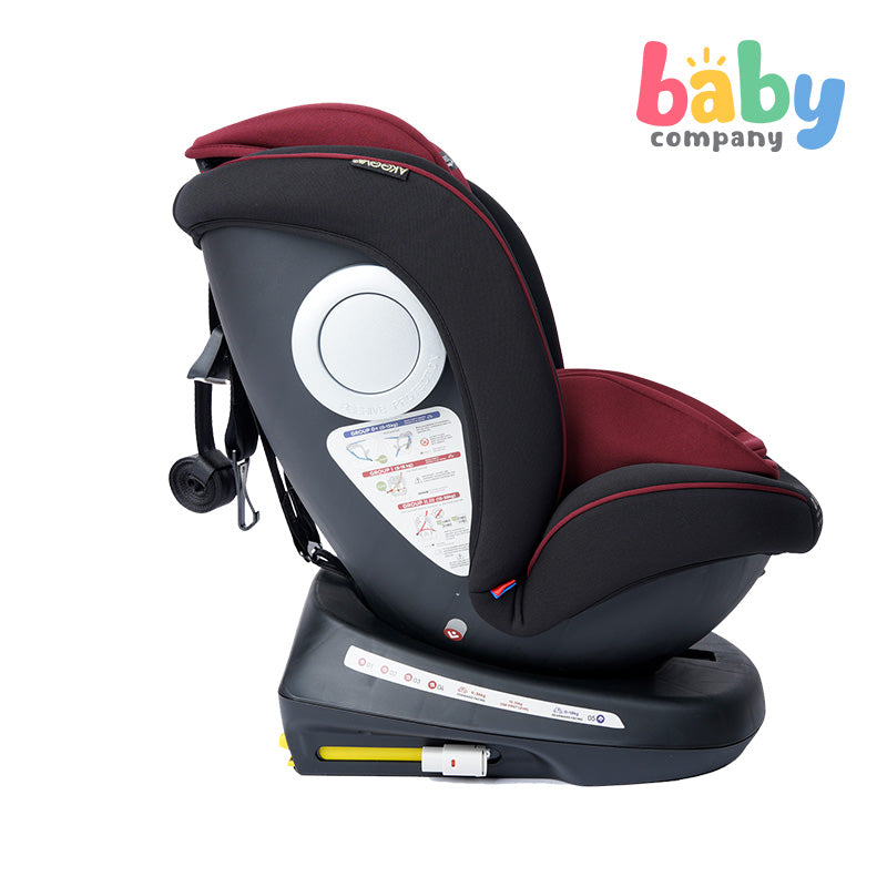 Akeeva ROTA 360 Isofix Car Seat Group 0/1/2/3 - Red