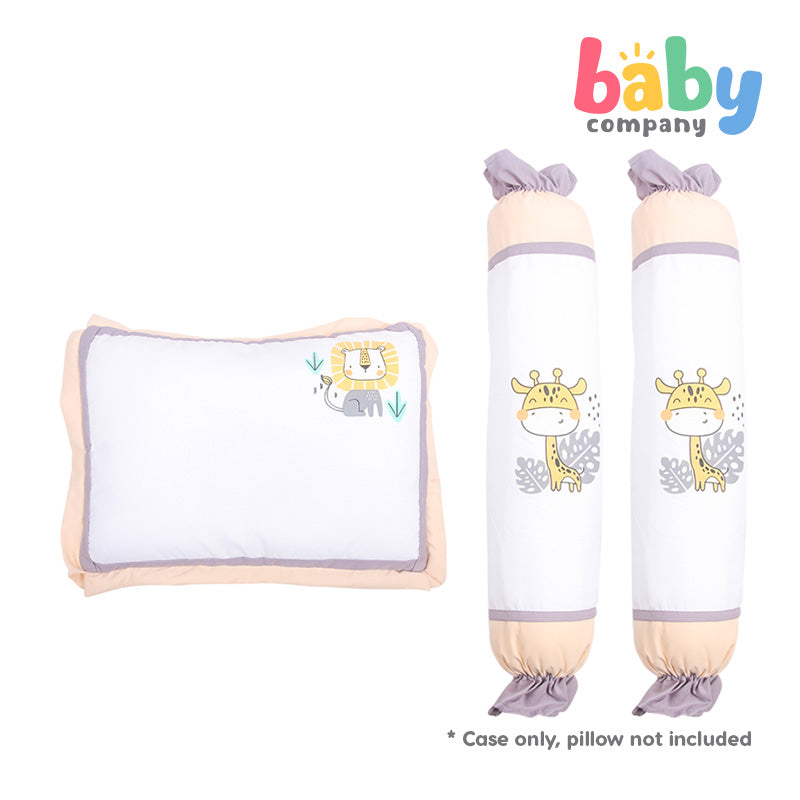 Quilted Giraffe Pillow and Bolster Case - Be Cool