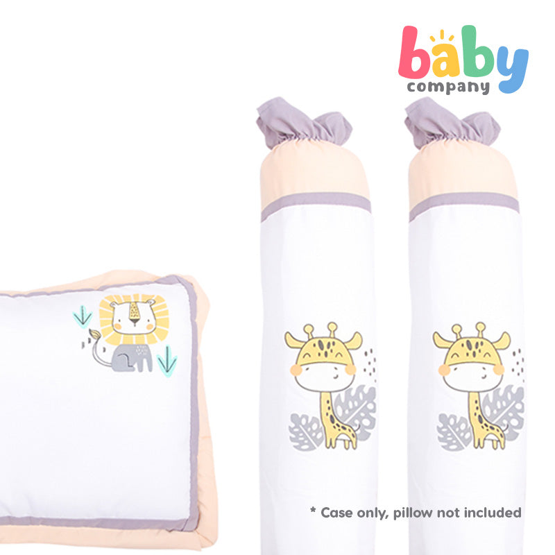 Quilted Giraffe Pillow and Bolster Case - Be Cool