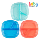 Dr. Brown's Feeding Dish Divided Plates- 3Pack