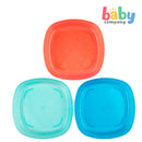 Dr. Brown's Feeding Dish Plates Toddler- 3Pack