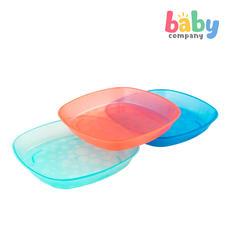 Dr. Brown's Feeding Dish Plates Toddler - 3 Pack