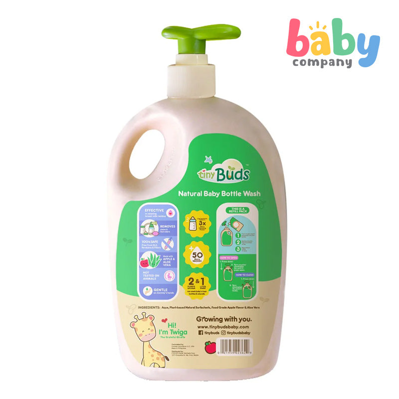 Tiny Buds Natural Baby Bottle Wash - 700ml