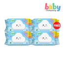 (Buy 3, Get 1) Tiny Buds Waterfill Wet Wipes 80 Pulls