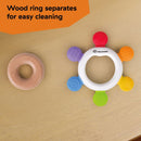 Kids II Baby Einstein Soothe & Explore Silicone & Wooden Teether