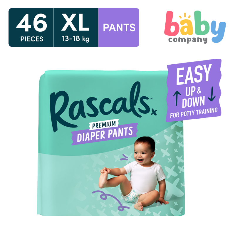 Rascals Diapers Pants, Jumbo Pack - XL, 46 pads – Baby Company