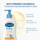 Cetaphil Baby Calendula Trio Set (Wash & Shampoo, Daily Lotion, & Advanced Protection Cream)