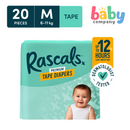 Rascals Diapers Tape, Convenience Pack - Medium, 20 pads