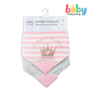 Mother's Choice Bibs 2 Pack IT1233 Bandana The Princess Has Arrived