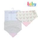 Mother's Choice Baby Bandana Bibs Pack of 2 - Deer