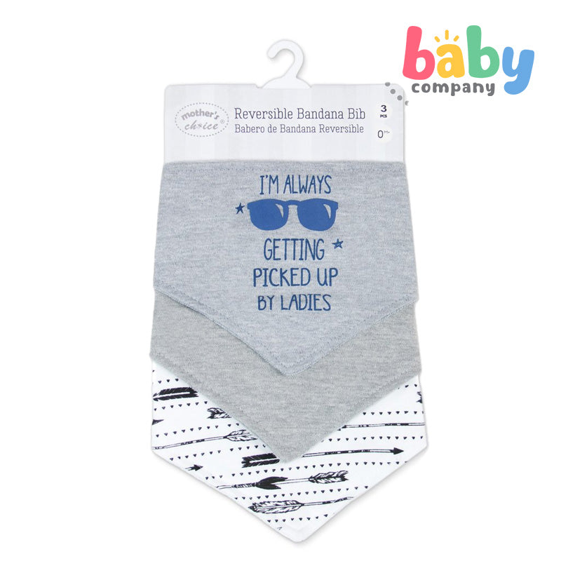 Mother's Choice Bandana Bib 3 Pack IT1364