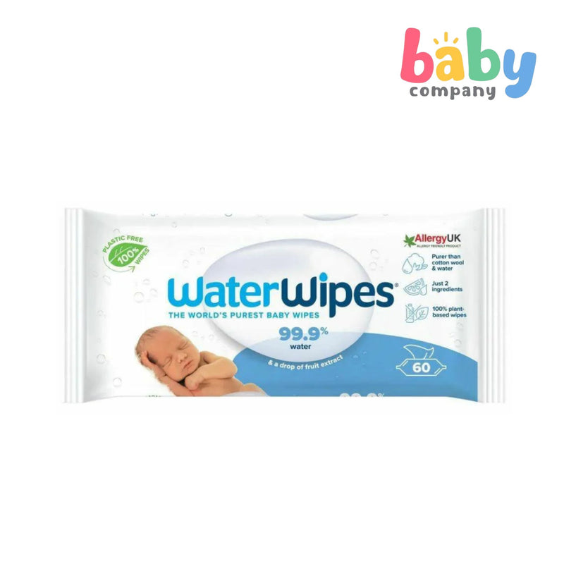 WaterWipes Biodegradable Baby Wipes - 60 sheets